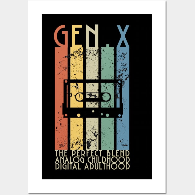 Generation X stripes Wall Art by Maison de Kitsch